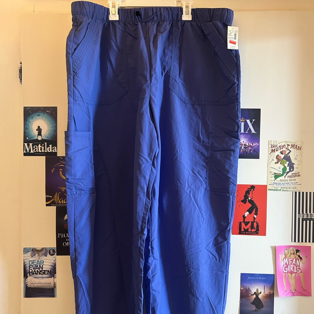 Blue parachute Pants
